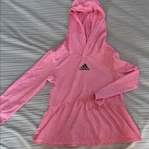 Adidas Kids Light Pink Hooded long sleeve
